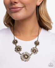 Load image into Gallery viewer, Floral Fin - Brass